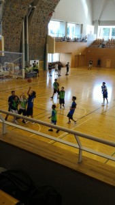 千葉県中学選抜バスケットの試合